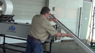 Оборудование для нанесения рисунка на лицевую часть водосточного желоба прямоугольного профиля