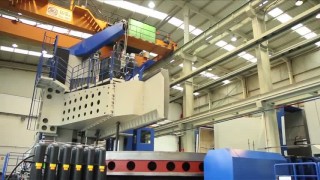 Монтаж станка VTH100C8000 Bost вертикальный уникальный обрабатывающий центр