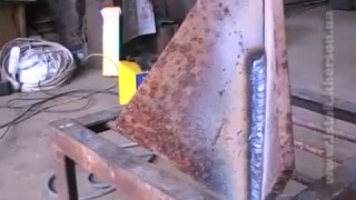 Электродуговая сварка- вертикальные швы