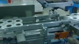 Автоматическая групповая упаковка туалетной бумаги