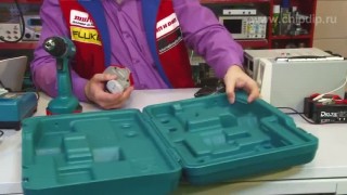 Makita. Аккумуляторная Дрель-шуруповерт 6281DWPE - Видеообзор электронных компонентов