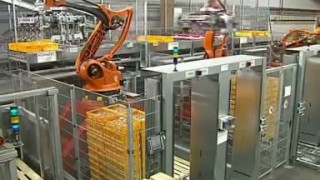 Automatic palletizing of baked goods - KUKA Robot KR 180 PA - Обзор Kuka
