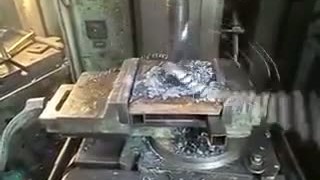 Сверление металла перьевым сверлом