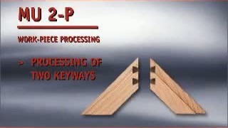 Шпоно-пазовый фрезерный станок с пневмоприводом (вертикальное фрезерование) MU-2P HOFFMANN (Германия)