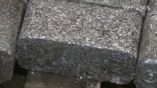 Брикетировочный пресс WEIMA TH1500. Прессование алюминия.