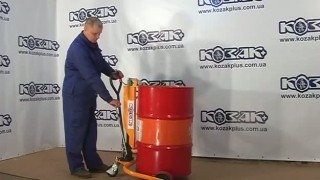 Тележка гидравлическая ручная для перемещения бочек NobleLift DP25