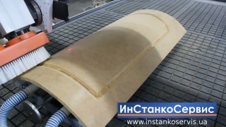 Сканирование и фрезеровка гнутого фасада на станке ATS-2513.4D
