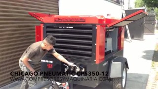 Компрессор дизельный Chicago Pneumatic CPS350-12 для буровых работ