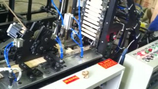 Станок для кассетирования шпателя медицинского в кассты по 50 штук