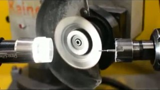 Заточка фрезы диаметром 1 мм с левой спиралью на станке с ЧПУ FSM-CNC Kaindl (Германия)