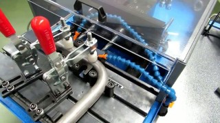 Double Head Automatic Tube Drilling Machine