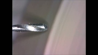 Заточка сверла 0.5 мм на универсальном заточном станке с ЧПУ FSM CNC