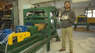 Простое решение для фрезеровки чаш в оцилиндрованных бревнах на станке ОЦС-1 PILTEH