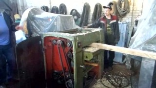 работа станка СР 6-9 после сборки перед окраской