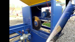 Как заработать на отходах. Станок-торцовка для переработки отходов лесопиления