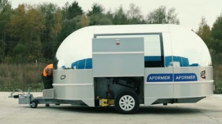 Работа гидравлической подвески Аформер 75