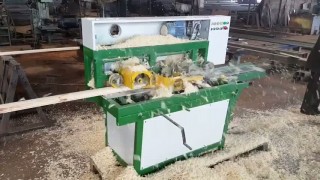 Испытания 4-х стороннего продольно-фрезерного станка С-22