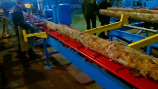 Механизм поштучной выдачи бревен