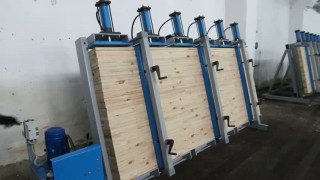 Пресс гидравлический для щита и бруса SL150-3GM