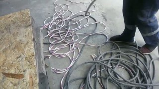 Ручной станок-стриппер. Разделка кабеля. Видео с приемки наших клиентов