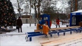 Ленточная пилорама Байкал ЛПГ-82