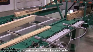 Многоголовочный горизонтальный ленточный станок HR1000 Wood-Mizer