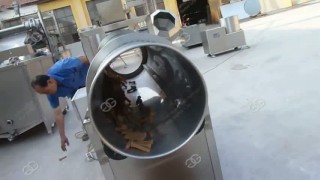 Однобарабаннаяя машина для нанесения приправ