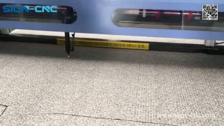 лазерный резак ткани с автоматической подачей SIGN 1630 1610 1810