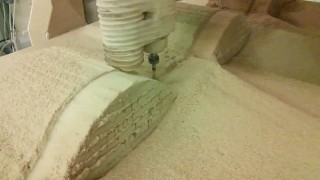 3D обработка МДФ на фрезерном станке С ЧПУ ARTCOR-1325