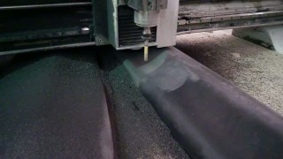 Обработка искусственного камня на трехосевом фрезерном станке с ЧПУ