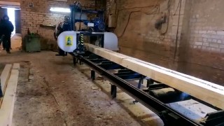 Ленточная пилорама Байкал с электроприводом