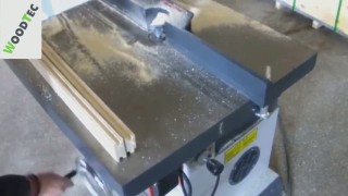 Станок фрезерный для концевого инструмента WoodTec M 40 в работе