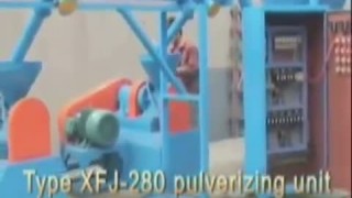 Линия для переработки изношенных шин