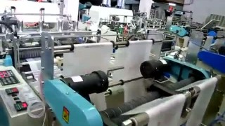 Машина для производства пакетов типа «майка» с термической резкой и сваркой. Модель 400X2.