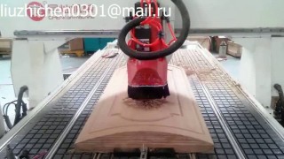 4-оси фрезерные станки с чпу с АТС для производства гнутых фасады и 3д моделей