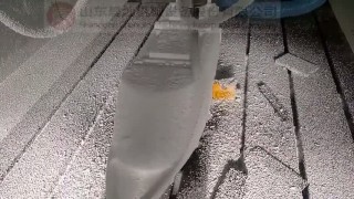 фрезерный станок с чпу для производства 3д моделей корабль на пенопласте.