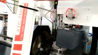 Резка труб на оптоволоконном  труборезе XTC T60020