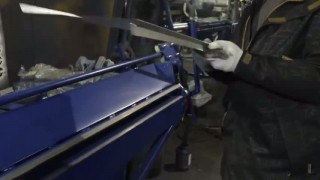 Изготовление оконного евроотлива на листогибе ЛГС