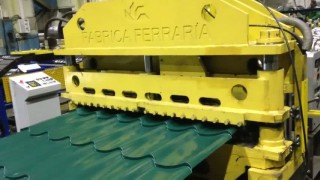 Линия производства металлочерепицы с 3D отрезкой