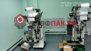 Фасовка и упаковка молотого перца в плоский пакет 10 гр  автомат с шнековым дозатором DXDF 60 C