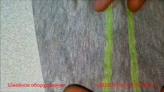 Флэтлок. Шов флэтлок на плоскошовной машине со свободным рукавом FlatLock JT62D