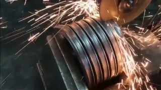 Элементы холодной ковки петля и кольцо на кузнечном трубогибе ПРОФИ-5