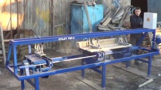 Торцовочный станок проходного типа Стилет ТСП