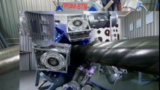 4-х бороздовая витая труба. Прокатно-формовочный станок ПРОФИ-ВТМ.