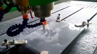 Гравировка камня на фрезерном станке с ЧПУ RJ 6090S