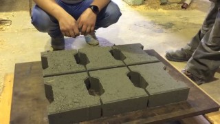 Вибропресс Formanta. Наладка оборудования и первая формовка клиента.