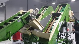 Линия оборудование для мойки, полировки, сушки, сортировки, переборки, калибровки по размеру, фасовки, упаковки овощей, 