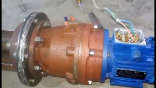 шнековый транспортер с редуктором испытание