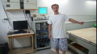 Пуск и наладка Фрезерного станка с ЧПУ RJ 1325