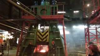 Штамповочный гидравлический молот с МПЧ 10 тонн